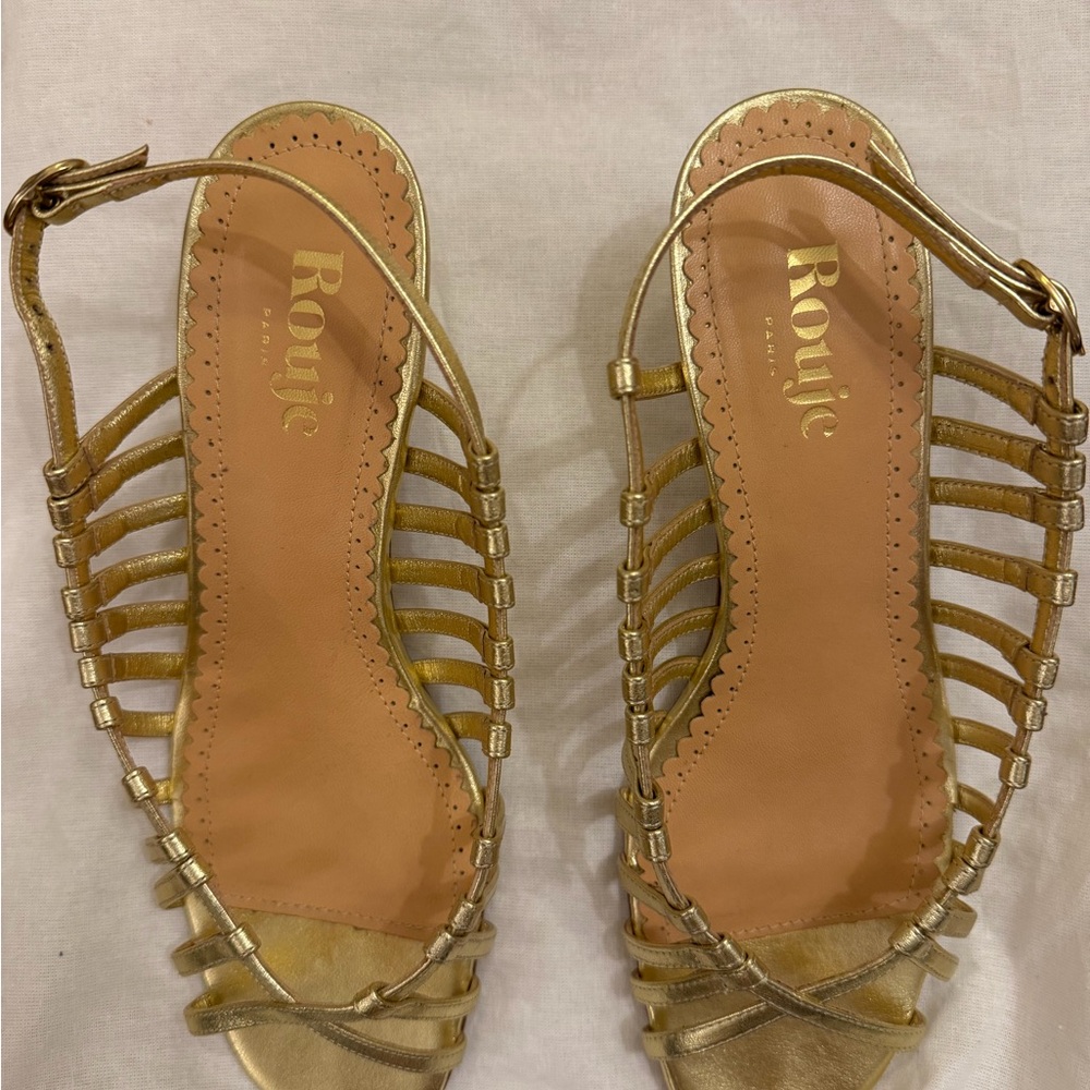 Rouje Metallic Gold Women's Sandals